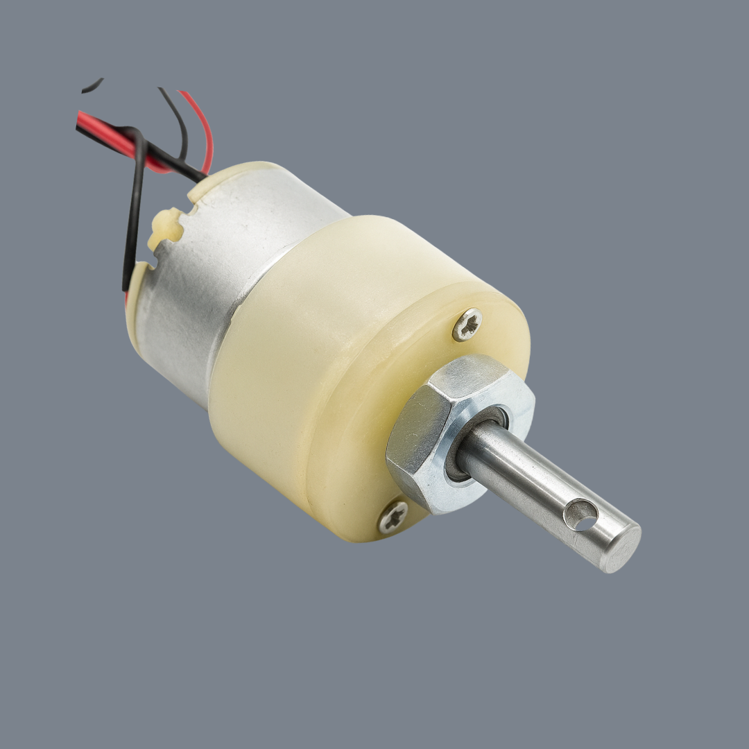 12 Volt Plastic Gear Motor DC Motor – 200 RPM – WitBlox