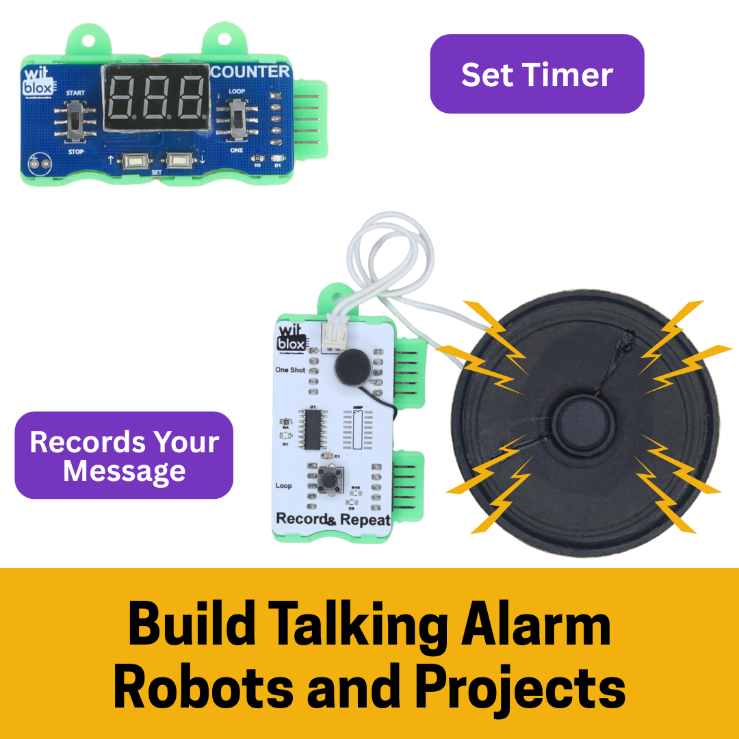 WitBlox Talking Alarm Clock Kit
