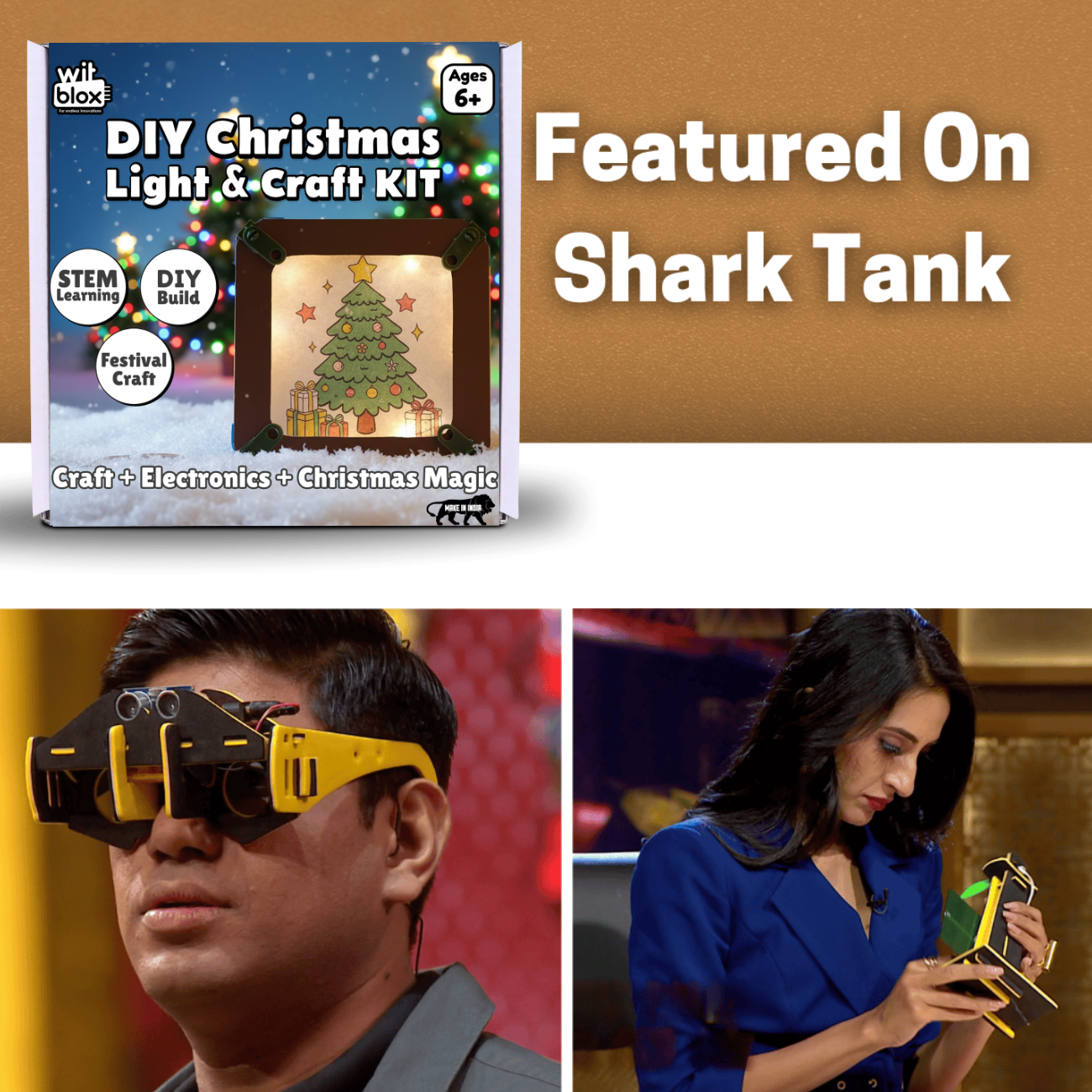 Witblox DIY Christmas Light & Craft Kit