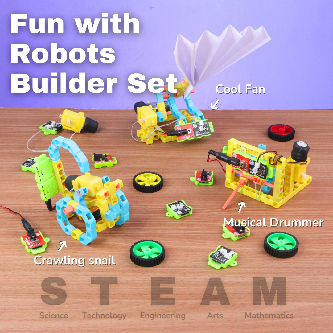 Fun with Robots Witbricks Builder Set(185 parts)