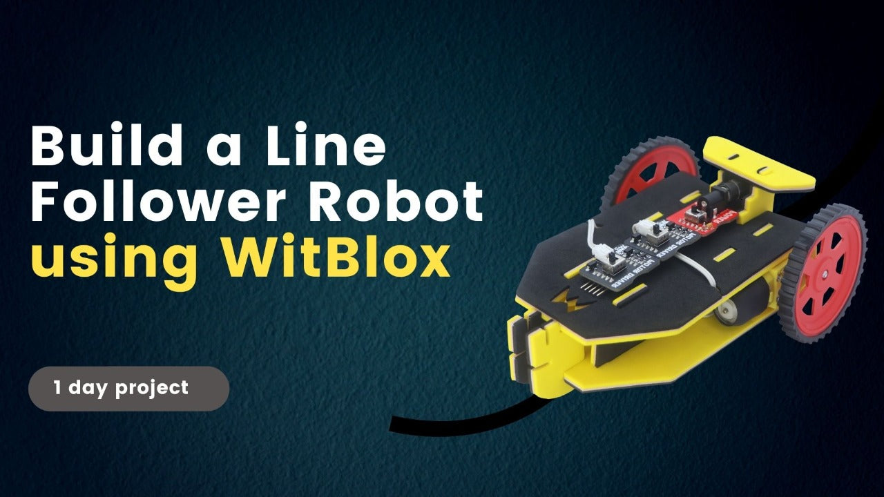 Learn to build a Line Following using Witblox1