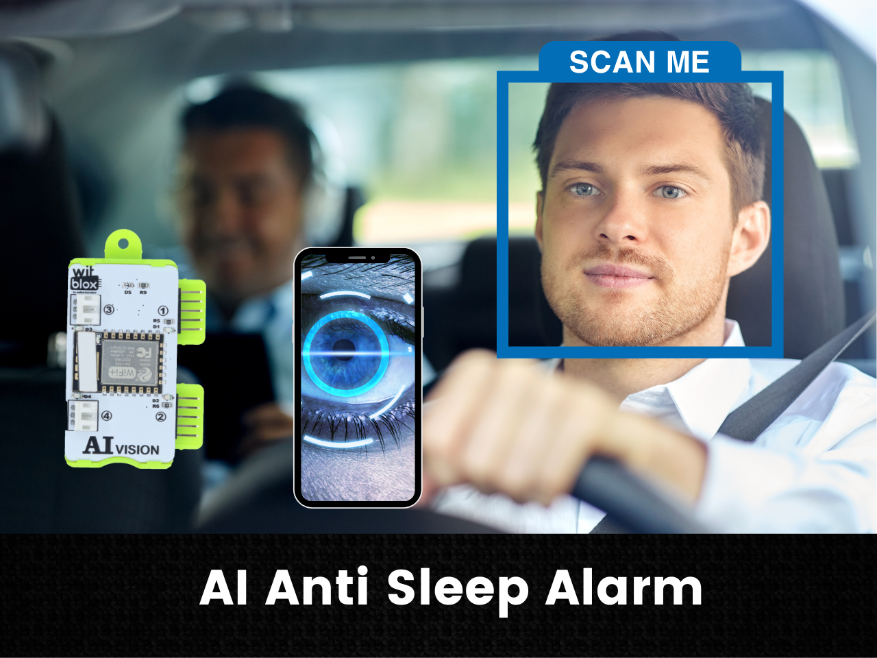 Sleep Alert AI Anti Sleep Alarm – WitBlox