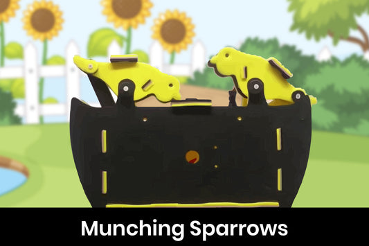 Munching Sparrows
