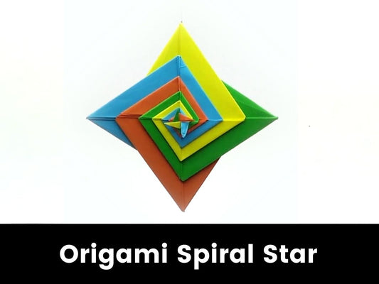 Origami Spiral Star