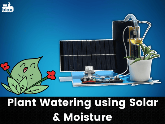 Plant Watering using Solar and Moisture Blox