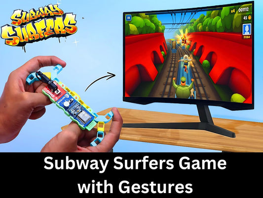 Subway Surfer Game using Accelero Blox