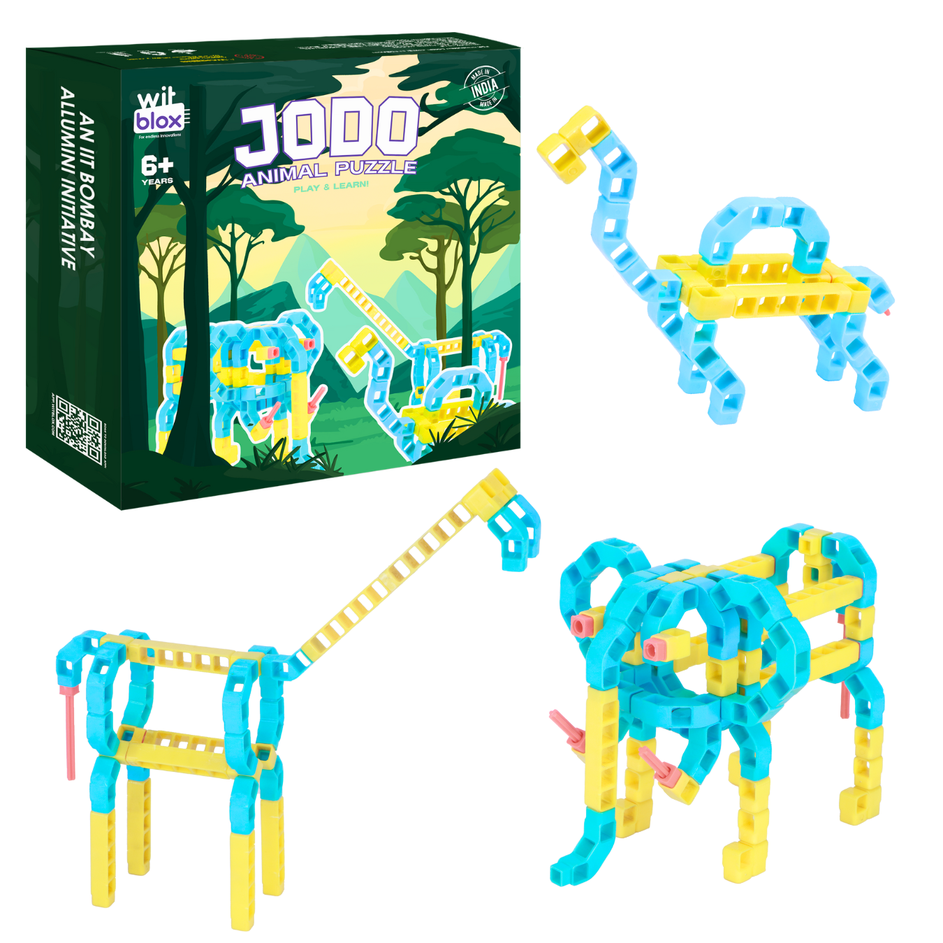 Witblox Jodo 3D Animal Construction Set