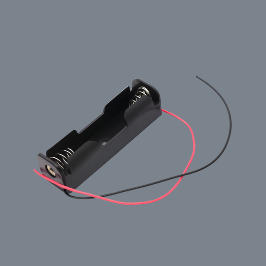 1 X 18650 Black Battery Holder