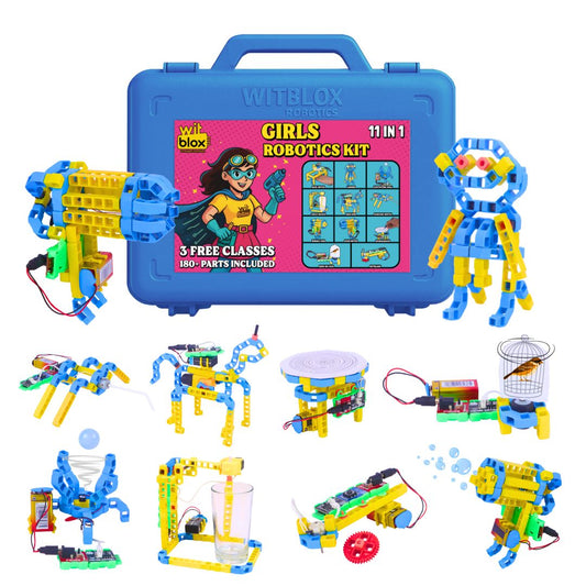 WitBlox 11 in 1 Girls Robotics Kit