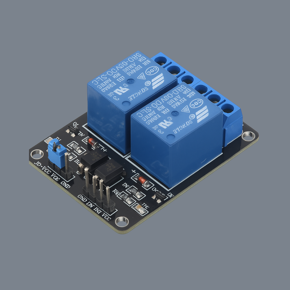 Two Post Benpack Relay Module 2 Channel Relay Module 5V – WitBlox