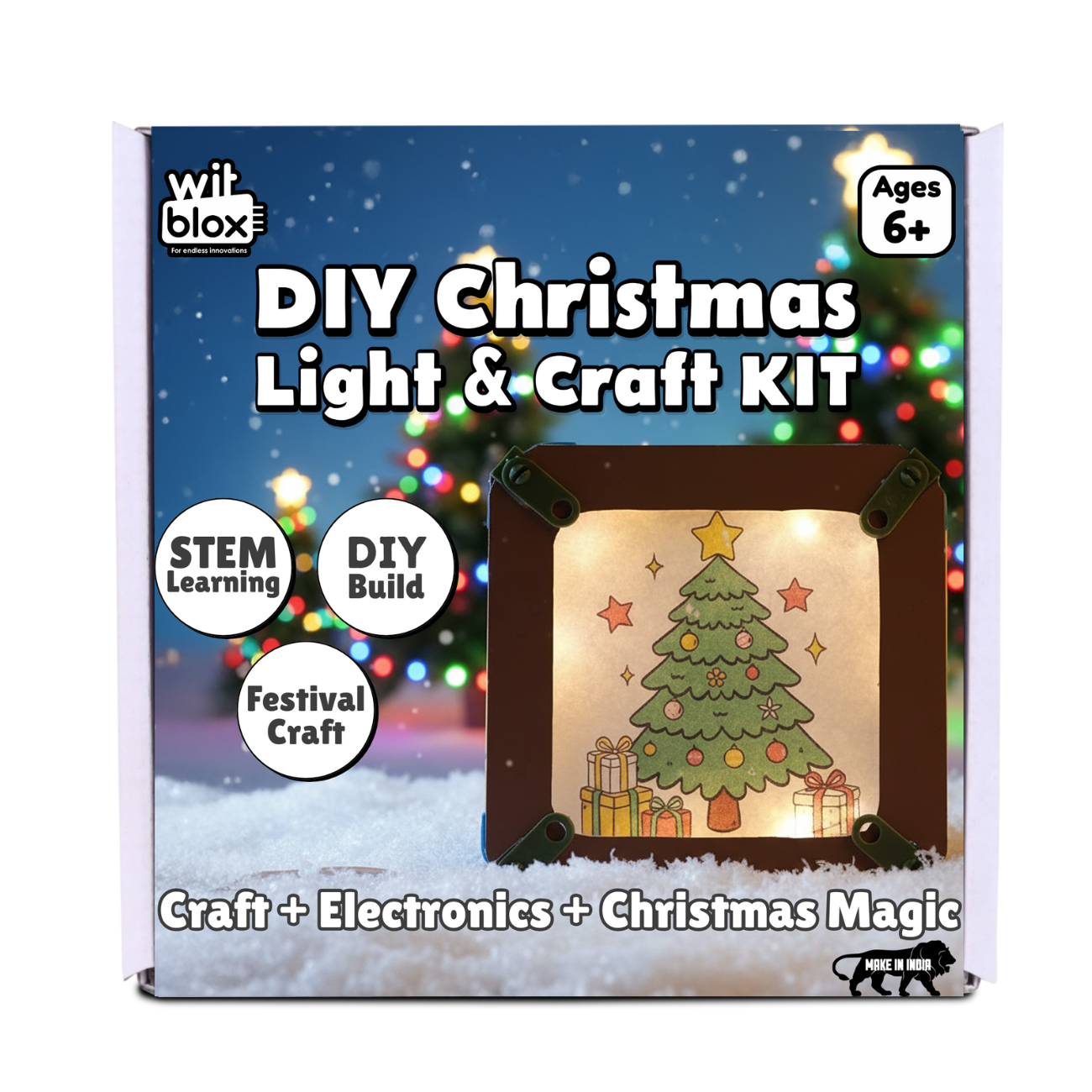 Witblox DIY Christmas Light & Craft Kit
