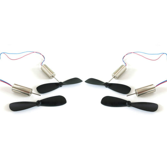 DC 3.7V 716 7x16mm Micro Coreless Motor With Propeller for High Speed Mini Drones (4 pcs)