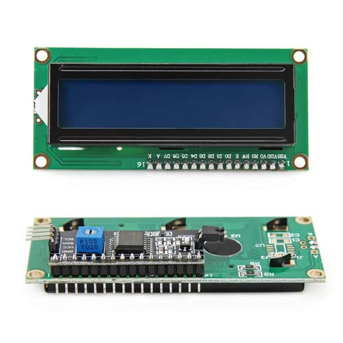 16x2 LCD display module WITH I2C Serial Interface Board Module