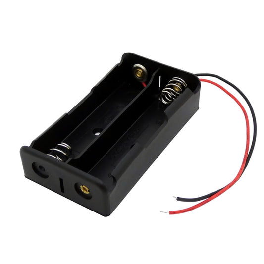 2 X 18650 Black Battery Holder