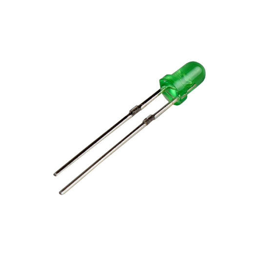 3 mm Green LED(Pack of 5)