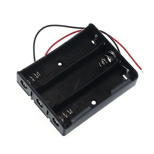 3 X 18650 Black Battery Holder