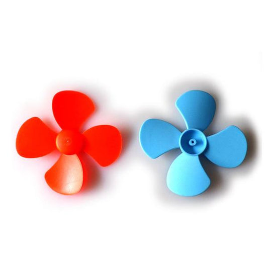 4 blade Propeller for Motors/ Quadcopters - (2 Pcs) (Colour may vary)