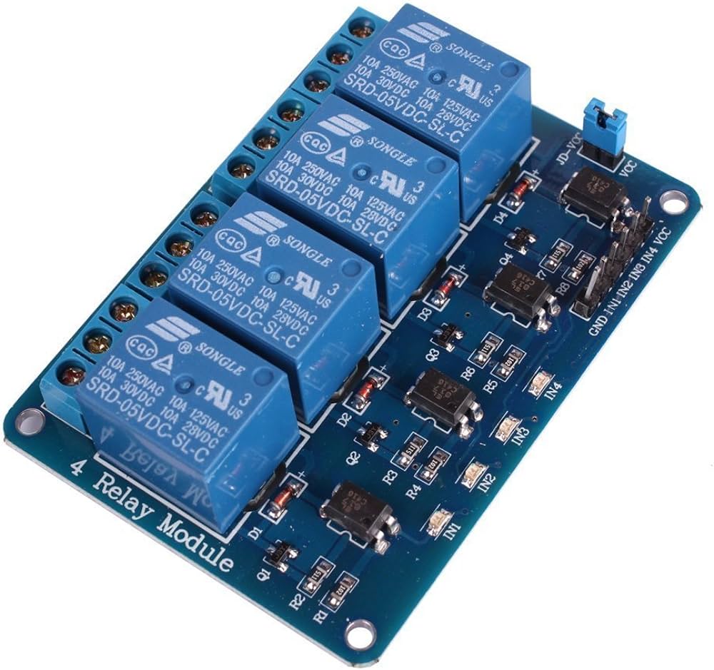 4 Channel Relay Module 5V – WitBlox