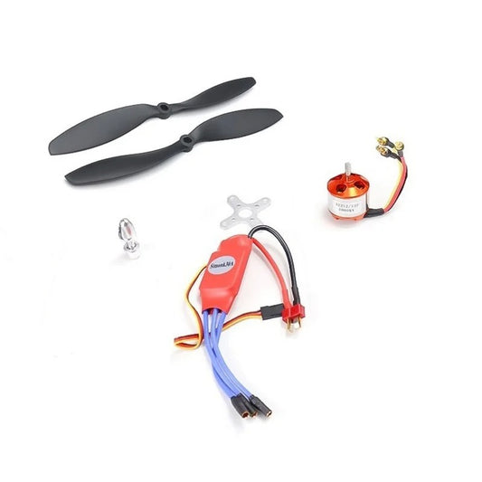 A2212 1000 KV Brushless BLDC Motor with SimonK 30A ESC and Orange 1045 Propeller Set