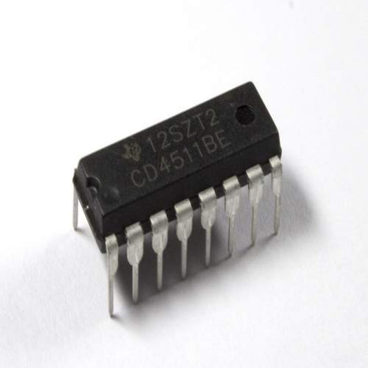 CD4511 BCD to 7-Segment Display Driver IC