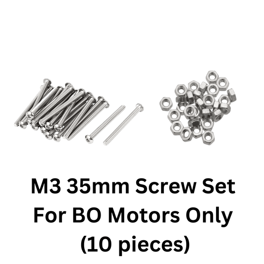 M3 35mm screw set (For BO Motors only, 10 pieces of screws and nuts)