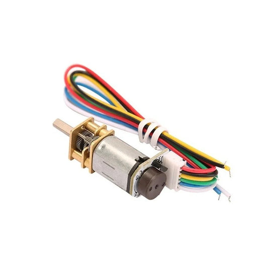 N20-6V-200 RPM Micro Metal Gear-box DC Motor with encoder